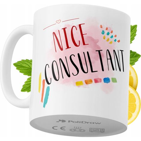 Tazza per un consulente, divertente e umoristica, tazza da caffè/tè con testo divertente e grafica, tazza per compleanni, onomastici e festività, tazza premium per occasioni speciali, per casa, uffici (1/5)