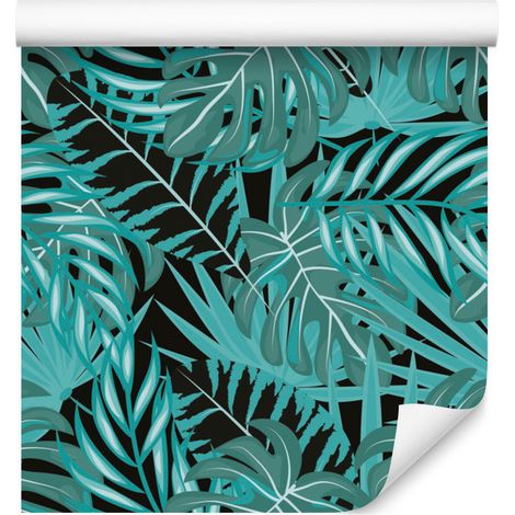 Papel pintado de hojas de moda para salón y dormitorio, 50x1000 cm. (1/5)