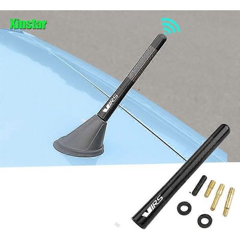 Antenne radio en fibre de carbone de 4,7 pouces adaptée aux Skoda VRS, Superb, Fabia, Octavia, Scala, Yeti, Kamiq, Scala et Karoq. (1/5)