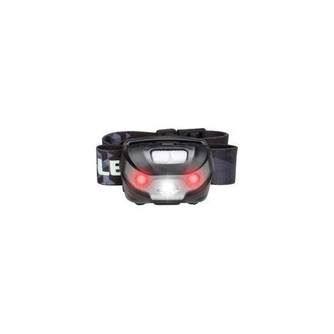 (Nero) Lampada frontale ricaricabile tramite USB, luce potente, impermeabile, per pesca, equitazione, ciclismo all'aperto, campeggio (1/4)