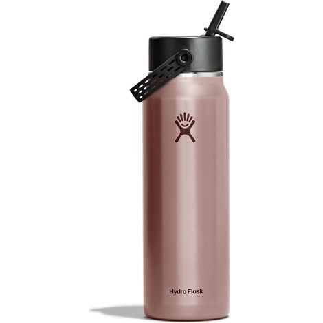 Hydro Flask – Lightweight Wide Flex Straw Cap Bottle 946 ml (32oz) – Acciaio Inox, Ermetico con Cinghia – Isolato Freddo 24 Ore – Quartz (1/5)