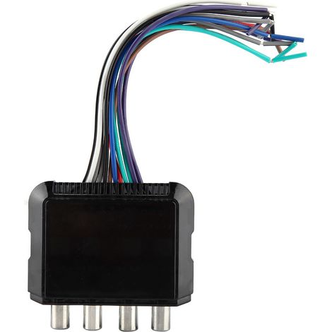 Convertisseur Audio 4 Canaux Haut/Bas pour Subwoofer Auto avec Fil de Commande Ampli (1/5)