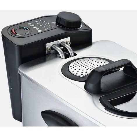 RGV FR TYPE4L friteuse Unique 4 L Autonome 2500 W Noir, Acier inoxydable (1/4)