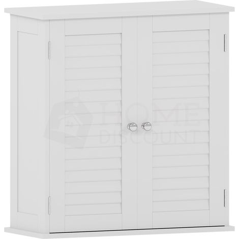 Liano 2 Tür Badezimmer Schrank Wandhängend, Weiß (1/5)
