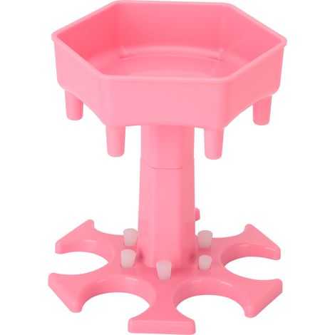 Distributeur de verres à shot (6 unités) - Support pour bar à vin, whisky et bière - Accessoires pour jeux de société et outils à boire - Rose (1/5)