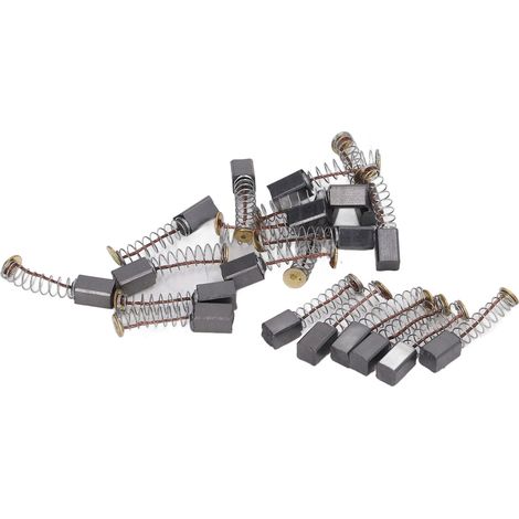 20 balais charbon moteur résistants à l'usure en cuivre, pièces de rechange pour meuleuse d'angle, kit de remplacement 20 pièces (1/5)