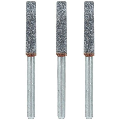 DEESSE SHOP-Jeffergarden Ajusteur de la Tronçonneuse de 3 Pcs pour Broyage des Bavures, des Pierres d'aiguisme de l'Oregon, un Fichier de Pierre en Diamant, 4 Mm, 532 Pouces, Outil d'aigrissement de l (1/5)
