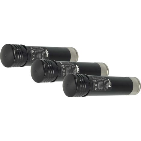 vhbw 3x Akku kompatibel mit Black & Decker Versapak VP7251, VP7251C, VP730, VP750, VP940 Elektrowerkzeug (2100 mAh, NiMH, 3,6 V)