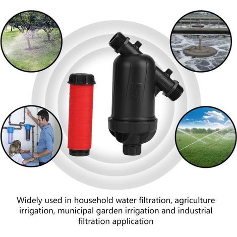 Arrosage de l'eau de jardin, Filtre d'irrigation Goutte à Goutte Maille Filtre de Disque de Niveau 120 microns 130 pour l'arrosage de pelouse de Jardin d'agriculture (1/4)