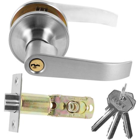 Serrure de porte sphérique avec poignée (1/5)