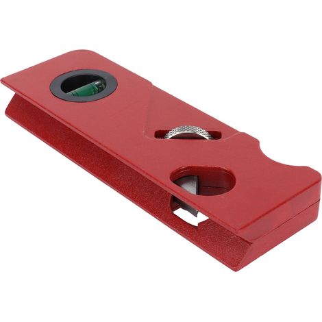 Rabot à chanfreiner bois, outil de finition des arêtes et coins, rabot de bordure pour bricolage rouge, dégauchisseuse d'angle, accessoire menuiserie (1/5)