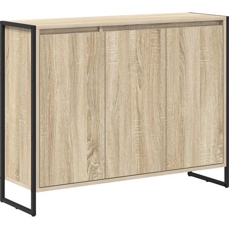 Maison Exclusive - Mobile laterale Sonoma 96,5 x 30 x 75 cm Legno multistrato