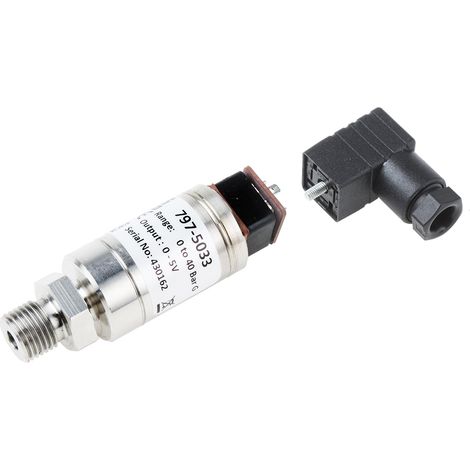 Capteur de pression, Relative 40bar max, pour Air, Gaz, Liquide Hydraulique, Liquide, Eau, G1/4, 932 V c.c., ( Prix pour 1 ) (1/2)