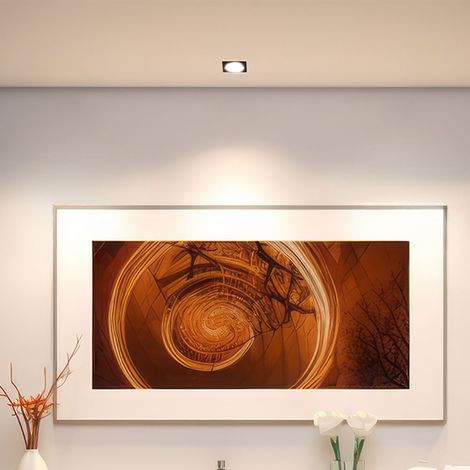 Faretto da incasso a soffitto a LED cromato spot faretto sala lavoro cucina illuminazione angolare Eglo 78766 cartone danneggiato (1/2)