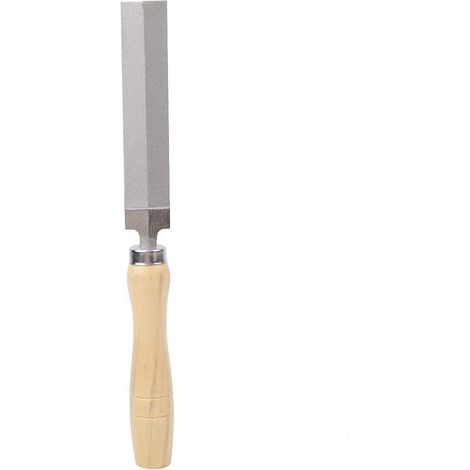 Lime rhombique diamantée, Limes à Motifs de poignée Ergonomique Diamant sophistiquée rhombique Lime à Bois pour Le meulage des métaux (3 Tailles)(5inch(125mm)) (1/5)