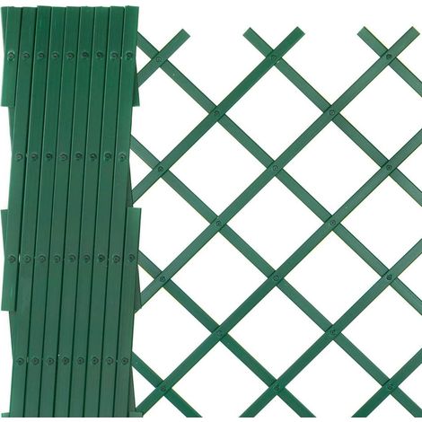 Traliccio estensibile per piante rampicanti in pvc Verde -1 x 2 m (1/4)