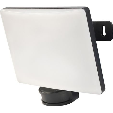 Projecteur LED Full Screen noir 50W à détecteur de mouvement, 5100 lumens, protection IP65, lumière 4000K, 100% éco conçu : matières recyclées + source et pièces remplaçables, connecteur rapide, orien (1/5)