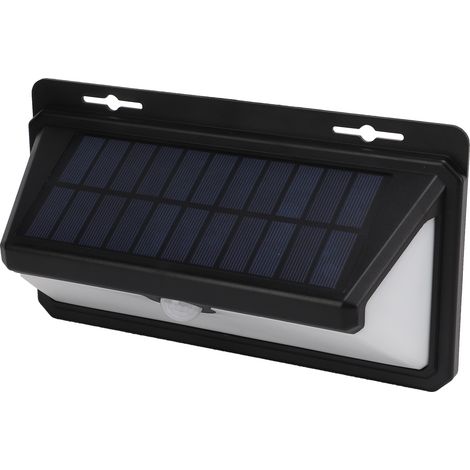 Lampe murale de sécurité extérieure étanche IP65 avec détecteur de mouvement solaire à 158 LED (1/5)