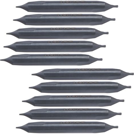 10 Mèches HSS Type A Centrées pour Acier Inox et Métal, 1mm - Perçage Précision (1/5)