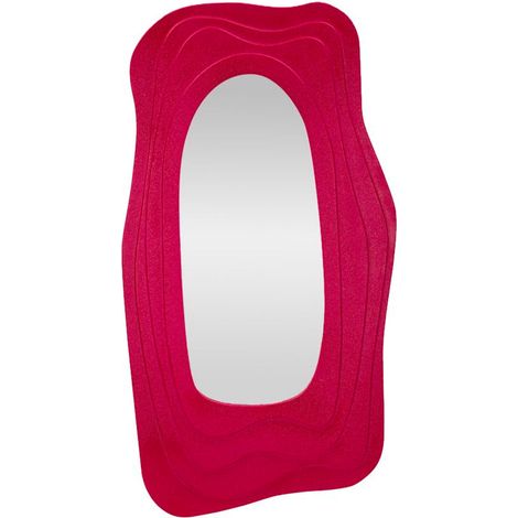 Specchio da parete in legno fucsia, 90x4x165 cm – Dafne (1/5)