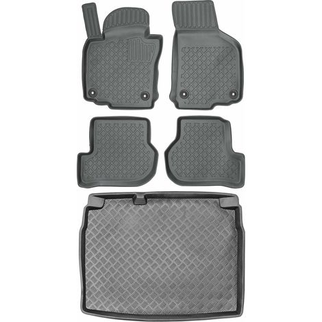 Set di tappetini per auto e tappetino per bagagliaio per Volkswagen Golf V Hatchback dal 2003 al 2009 (1/5)