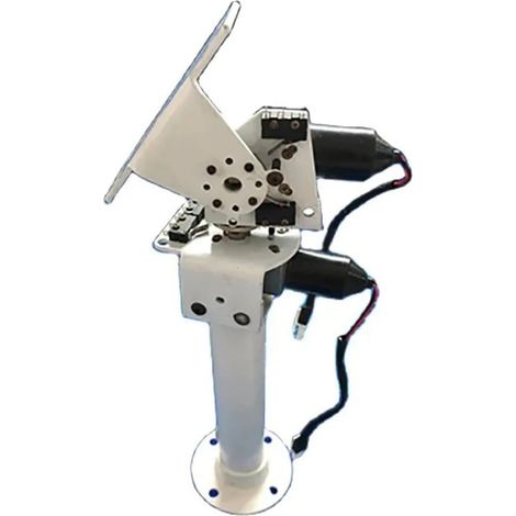 Robot de suivi et de surveillance solaire à double axe DC, inclinaison panoramique, charge lourde, couple élevé, tout en métal, axe X, moteur à engrenage à vis sans fin