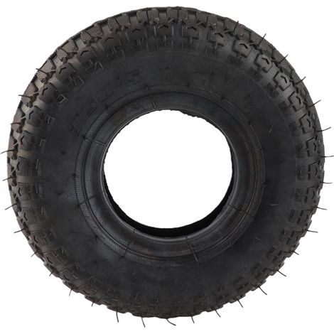 Pneu extérieur en caoutchouc à bonne élasticité pour chariot à outils gonflable 4.10/3.50-5 12 po / 4.10/3.50-4 10 po (1/5)