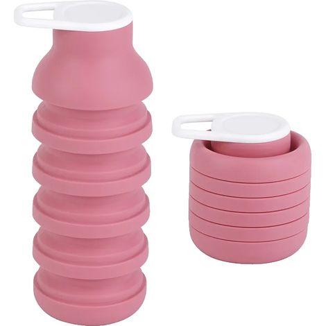 Wasserflasche, zusammenklappbares Design, tragbar für Outdoor-Aktivitäten, 1 Stück-a (1/2)