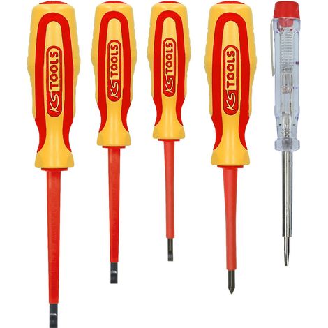 Kstools ERGOTORQUE set di 5 cacciaviti isolati VDE