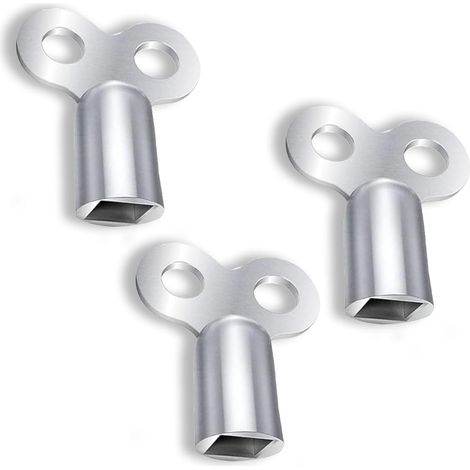 Lot de 15 clés de purge radiateur universelles en acier, outils pour vannes, soupapes et purgeurs de chauffage (1/5)