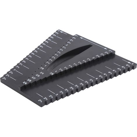 Tracer à marquer 2-en-1 pied à coulisse chercheur de ligne centrale outils de mesure menuiserie HT2018229 (1/5)