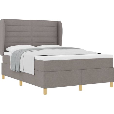 Maison Exclusive - Letto a molle con materasso Talpa 200 x 140 cm Tessuto (1/5)