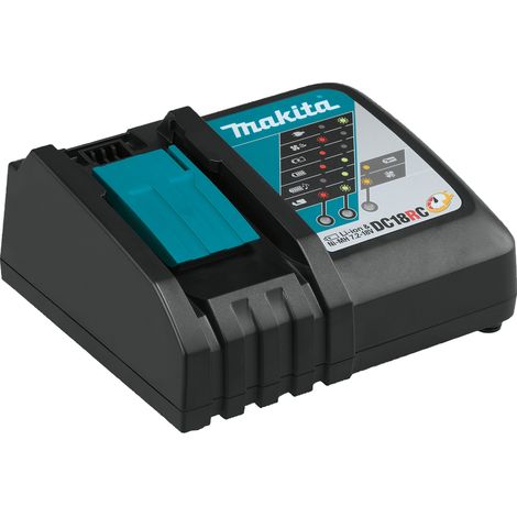 Caricabatterie rapido Makstar MAKITA DC18RC Li-Ion Ni-Mh 9,6 a 18V (1/2)