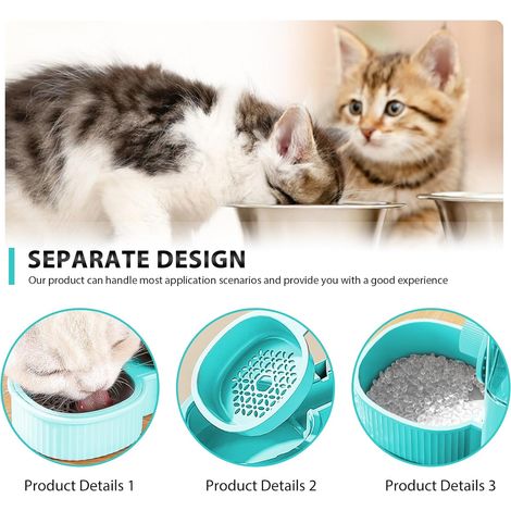 Gamelle distributeur d'eau et distributeur de nourriture pour cochon d'Inde suspendu (1/2)