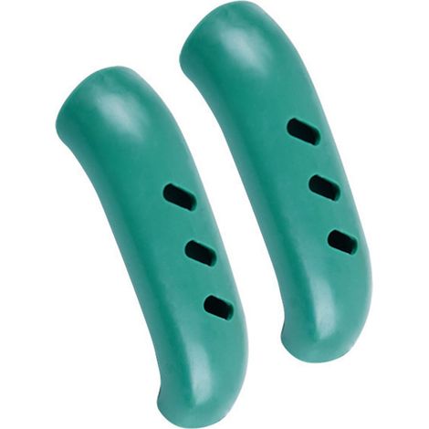 Protecteur de Poignée de Pot en Caoutchouc Thermo-Résistant - 2 Pièces, Anti-Scald, Anti-Dérapage pour Marmite, Pot à Soupe (2.3x7.5cm) (1/5)