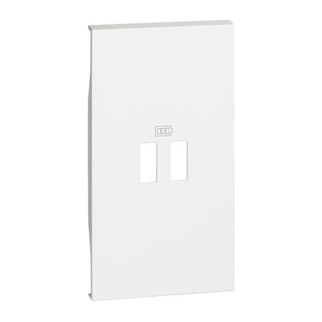 Living Now enjoliveur pour prise USB 2M Blanc BTICINO BTKW12PD