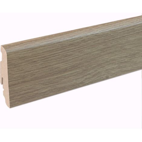 Neuhofer Fußleiste 240 cm x 58 x 19 mm eiche hell Sockelleisten & Fußleisten (1/3)