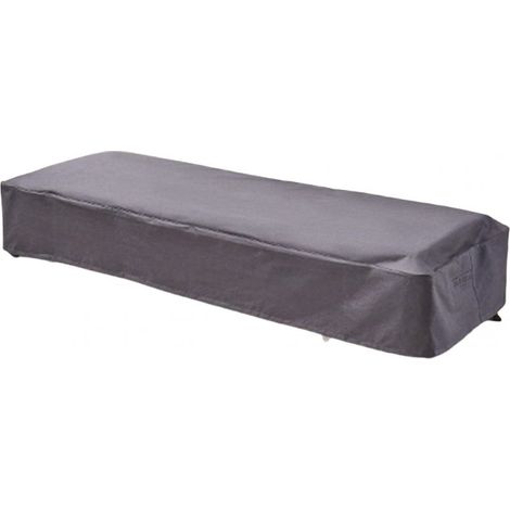 1 piece outdoor waterproof lounge chair cover, gray (211x76x30cm) (1/4)