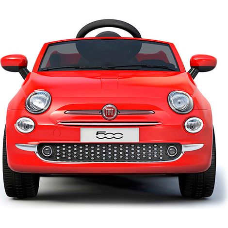 Macchina Elettrica per Bambini 12V con Licenza Fiat 500 Rossa (1/3)
