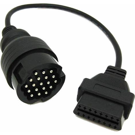 19 Pin a 16 Pin OBD2 Conector Adaptador Cable Diagnostico Compatible con Porsche (1/5)