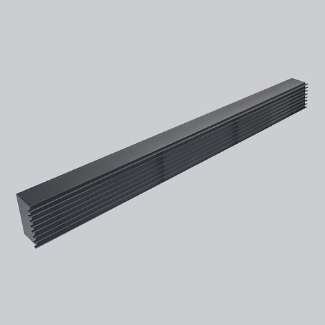 Grille d'air Open Air Substeel - 1000 x 100 mm Noir (1/2)