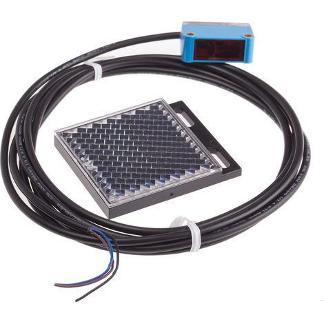 Capteur photoélectrique Rétroréfléchissant RS PRO, 7,2 m, Bloc, IP67 ( Prix pour 1 ) (1/2)