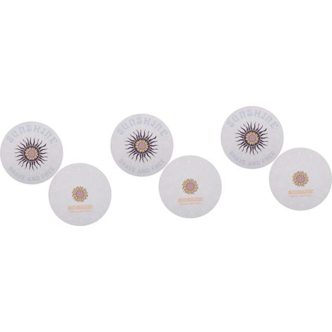 6feuilles Autocollants Anti-collision Pour Fenêtres Décorations Colorées Électrostatiques Pour Oiseaux Attrape-soleil Autocollants Réutilisables Pour Maison Et Bureaux (1/5)