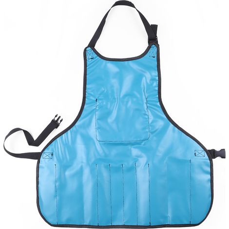 Tablier porte-outils de jardinage en toile imperméable PENGGONG, sacoche à pochettes, taille réglable pour homme et femme (1/4)