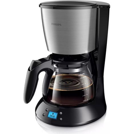 Philips Cafetera AromaSwirl Negra 1,2 L 15 Tazas