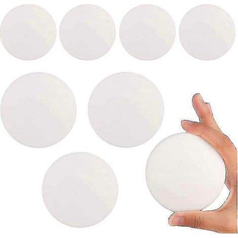 Lot de 8 butées de porte de 4 cm, protection murale en silicone pour poignée de porte, butoir pour poignée de porte, protection murale (1/4)