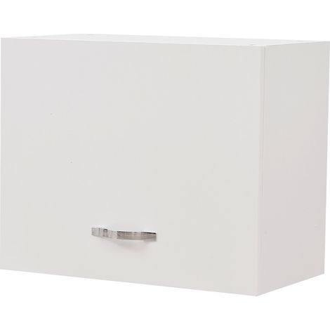 Pensile da Cucina Ribaltabile Muro Armadio Sospeso Parete Colore Bianco (1/4)