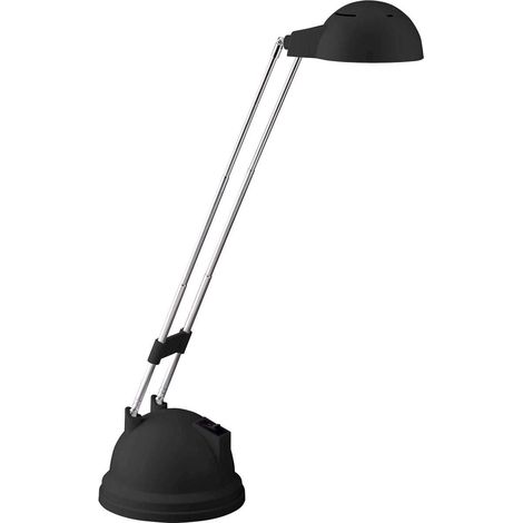 Lampada BRILLIANT Katrina Lampada da tavolo a LED nera  1x LED integrato da 5,7 W (SMD), (600lm, 2700K)  Scala da A ++ a E  Girevole con interruttore a levetta/testa (1/4)