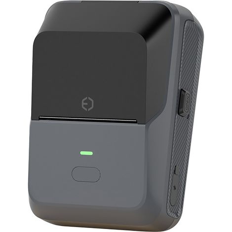 Imprimante Thermique Étiquette P2 57mm Portable pour Organisation Maison Cuisine Bureau, Largeur Étiquette 20-50mm, Sans Fil Bluetooth Compatible iOS Android, Étiquettes Adhésives DIY Date Journal, Ma