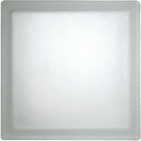 Glassblocks Blocco di vetro Luxfera 19x19x8 cm, traslucido opaco (CL1908CM)